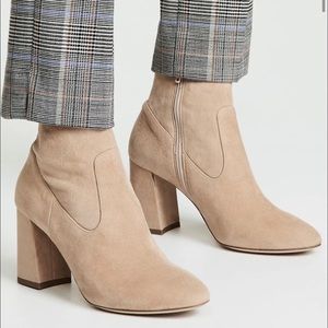 Club Monaco Beige Suede Fall Boots